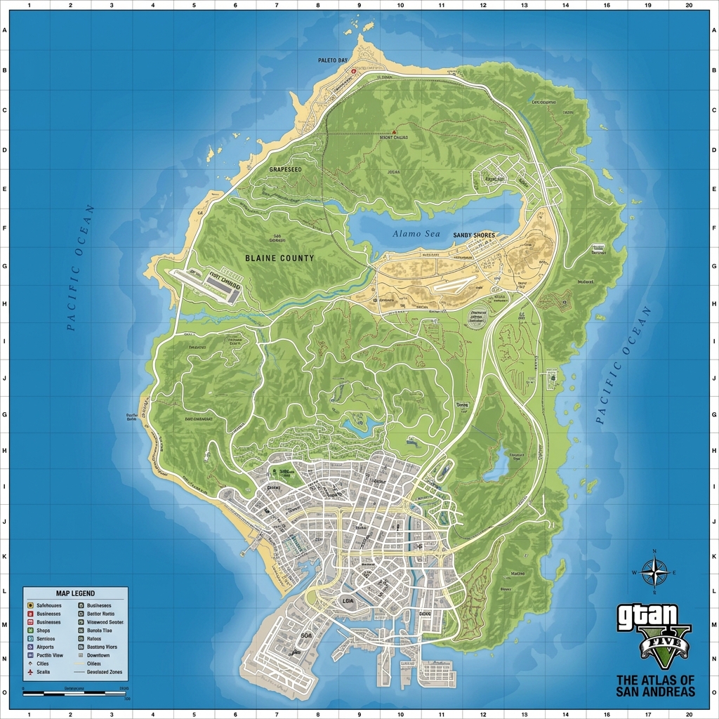 SavaGunRP World Map